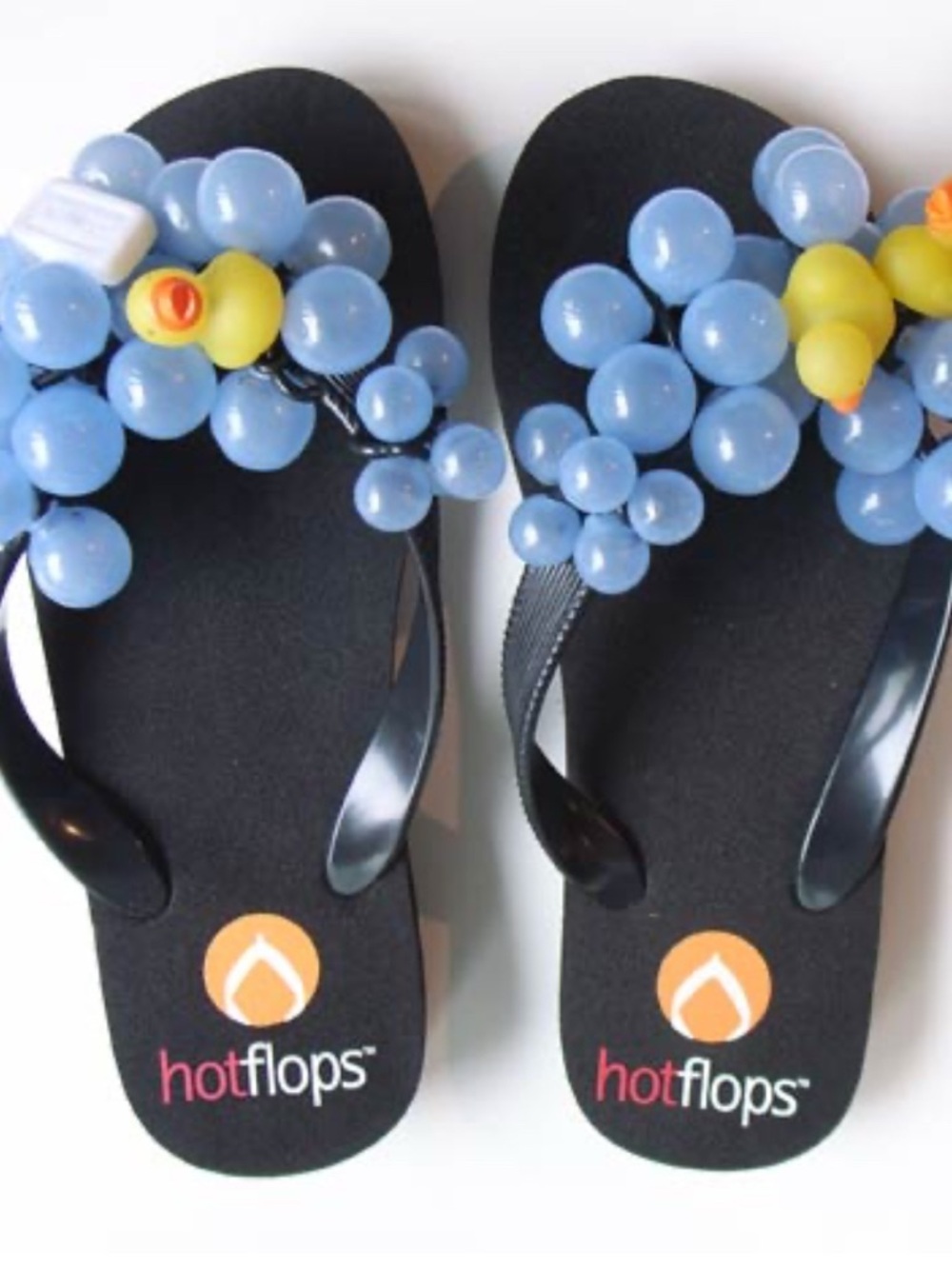 SOLD Ducky & Bath Bubbles Hotflops NWT 6-7M